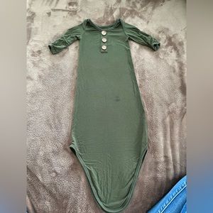 caden Lane green gown 0-3 months